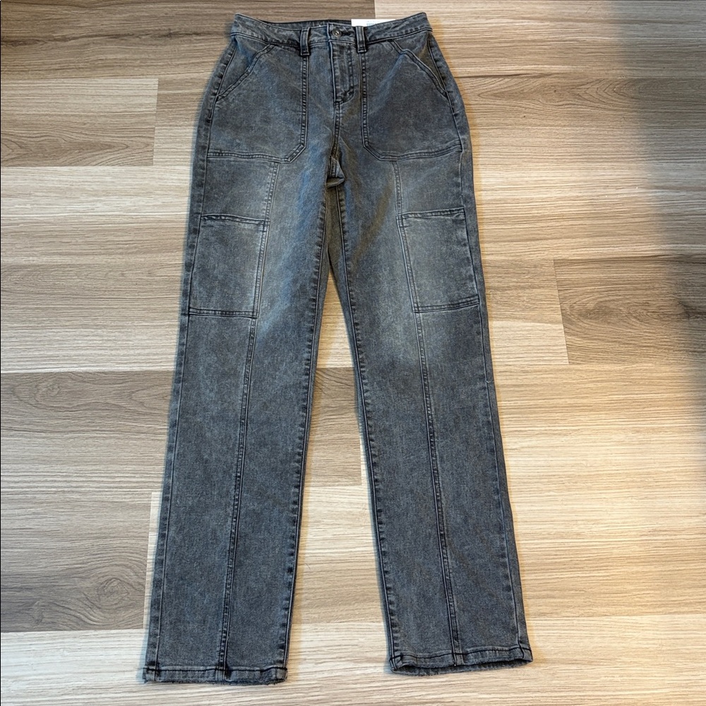 INC Charcoal Straight-Leg size 4/27